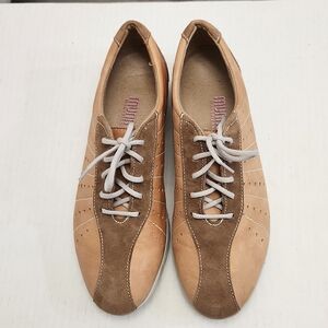 MUNRO AMERICAN Brown Suede Leather Lace-Up Oxfords Shoes Size 7.5